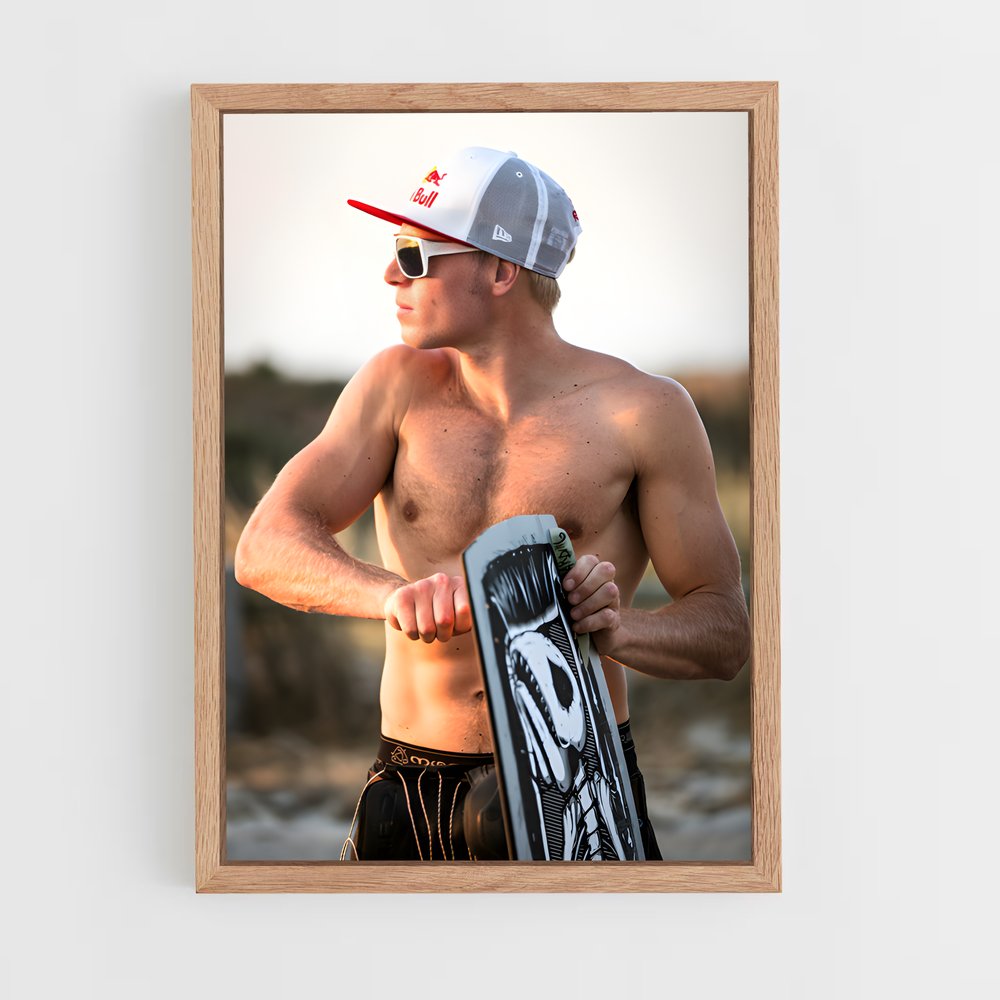Poster Ruben de lenten – affiche Kitesurf (vue 4)